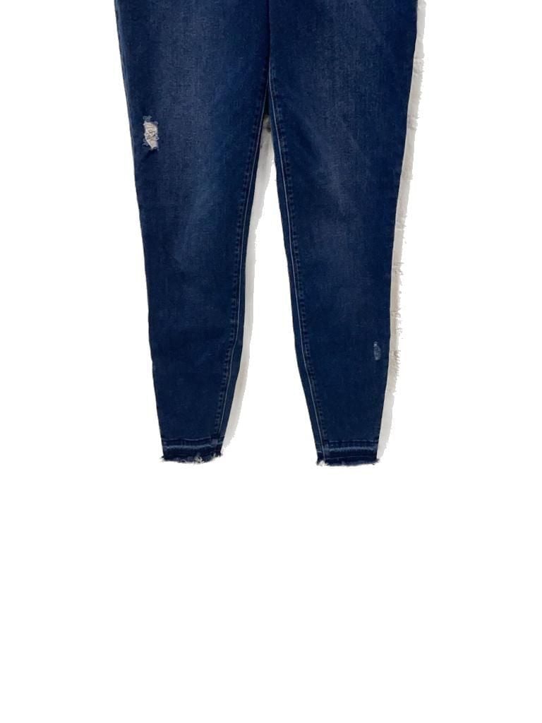 Spanx Size M Distressed Ankle Skinny Jeans 4