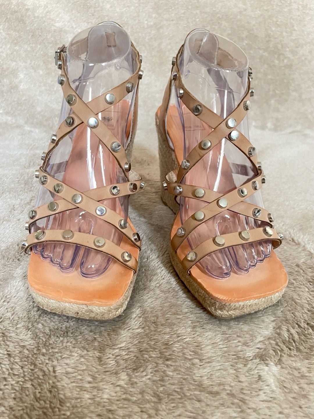 Dolce Vita Maxton Studded Espadrille Wedge Sandals Size 8 - Women Summer Wedges Heels Sandals 4