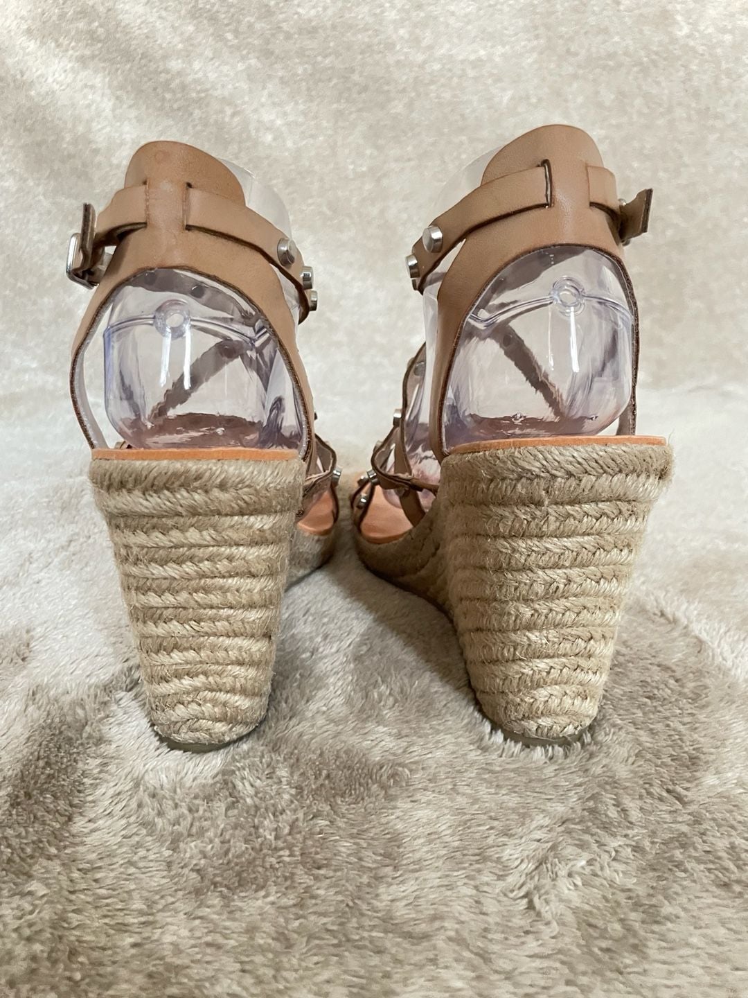 Dolce Vita Maxton Studded Espadrille Wedge Sandals Size 8 - Women Summer Wedges Heels Sandals 6