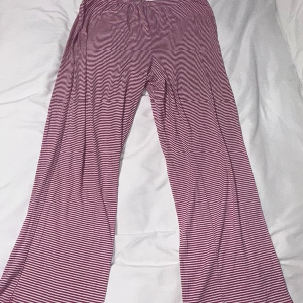 Victoria's Secret PINK Striped Lounge Pajama Pants Size Large