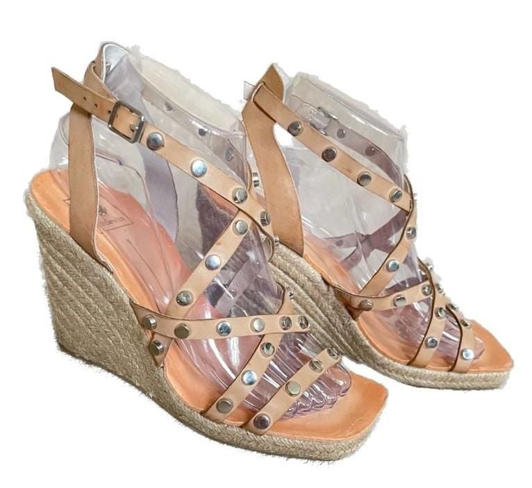 Dolce Vita Maxton Studded Espadrille Wedge Sandals Size 8 - Women Summer Wedges Heels Sandals 3
