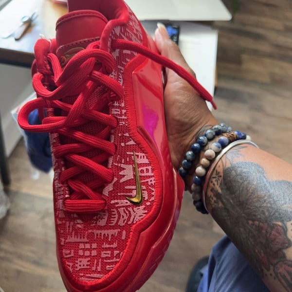 Nike LeBron 4 'Big Apple' Red Sneakers