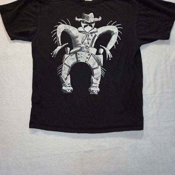 Vintage 90s Oneita Cowboy Graphic T-Shirt XL