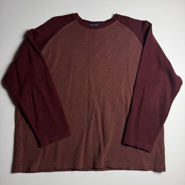 John Ashford Men's Size Large Long Sleeve Raglan Thermal Shirt