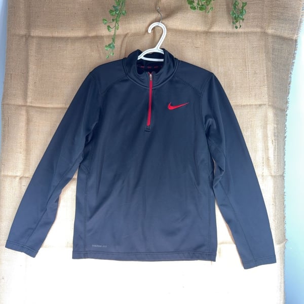 Nike Therma-Fit 1/4 Zip Pullover Black Size S
