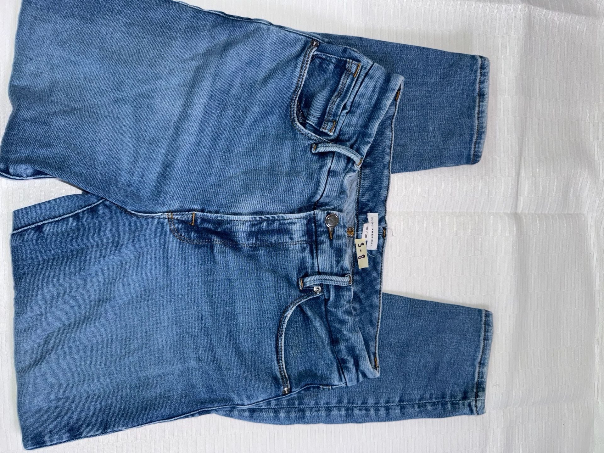 Good American Size 10/30 Distressed Skinny Jeans 2