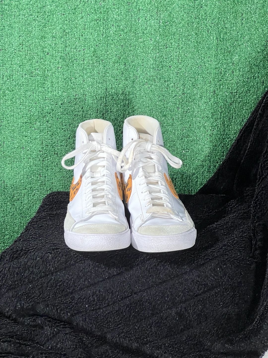 Nike Blazer Mid '77 Vintage Leopard Print Sneakers Size 8.5 3