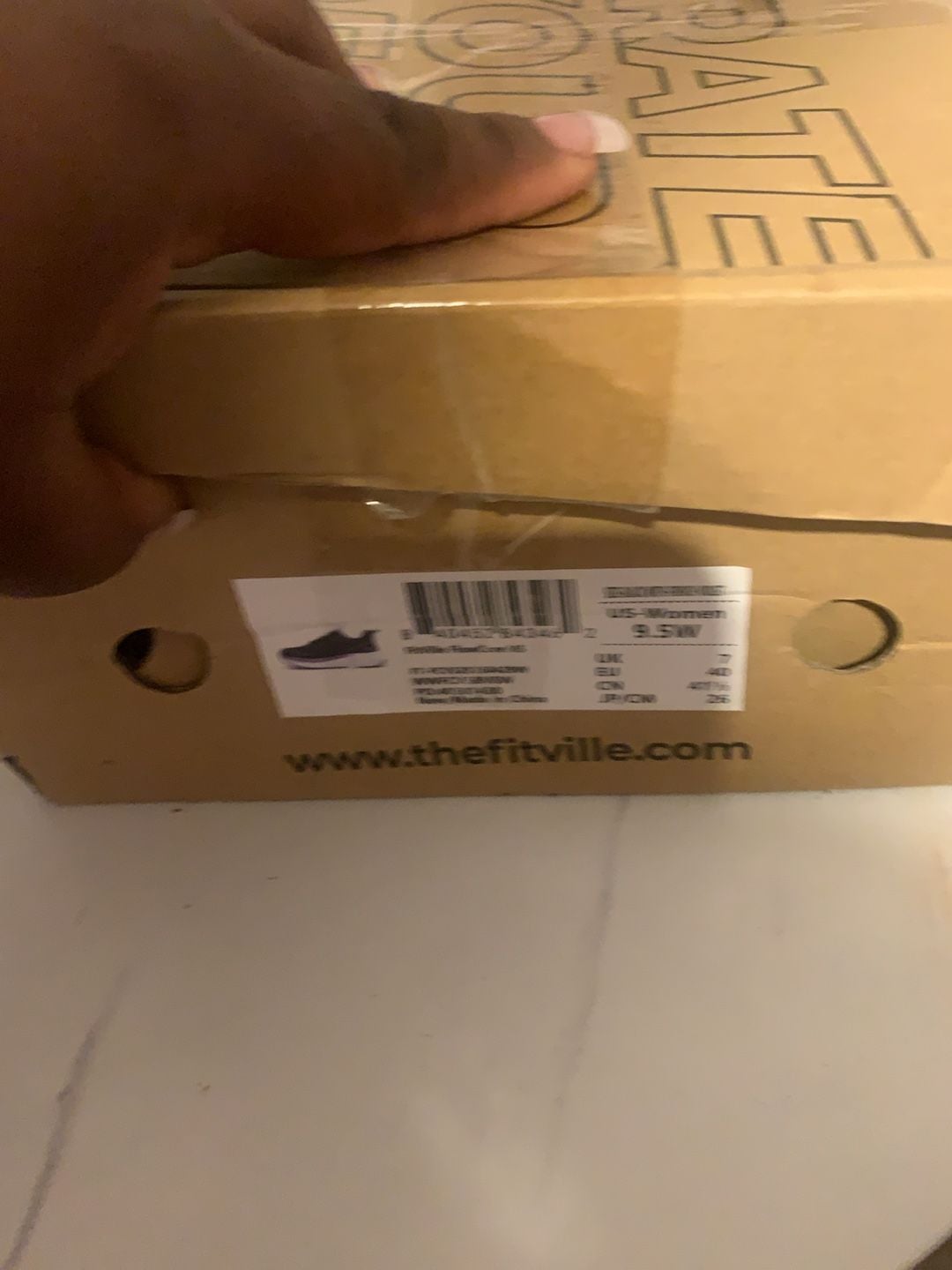 FitVille Women's Flow Low Athletic Sneakers Black Purple Size 9.5W 2