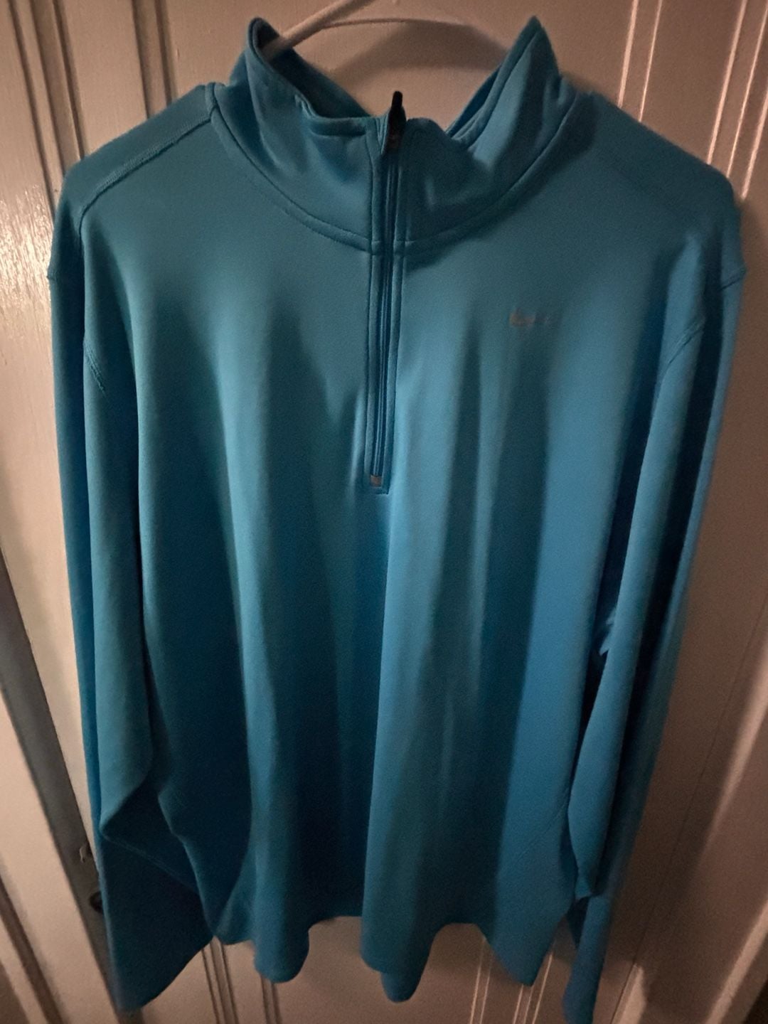 Nike Running Dri-Fit 1/4 Zip Pullover Blue 2XL 2