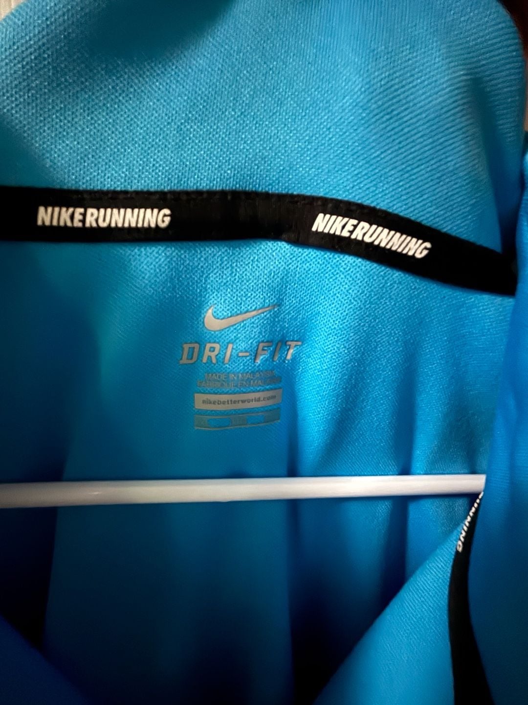 Nike Running Dri-Fit 1/4 Zip Pullover Blue 2XL 3