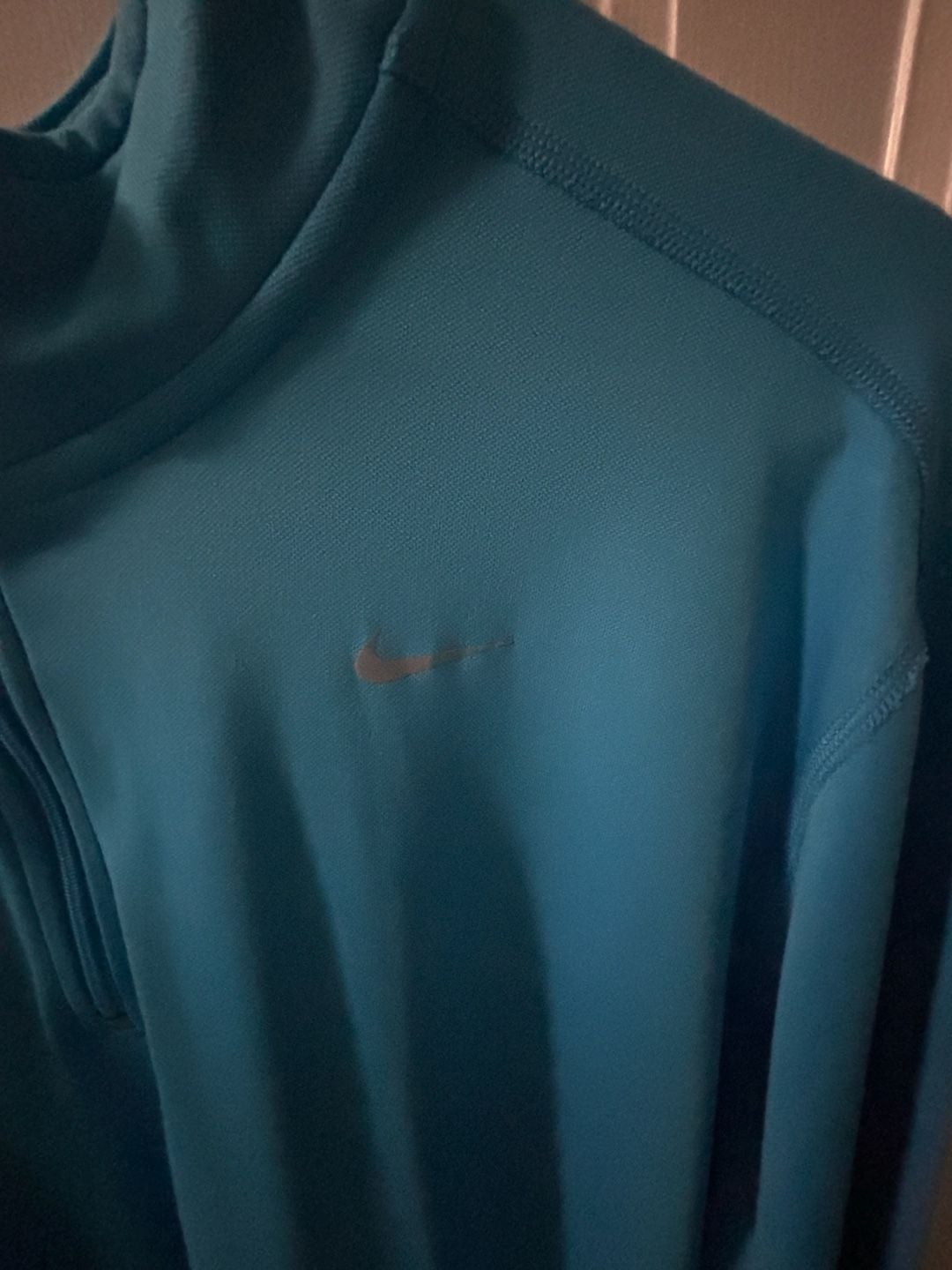 Nike Running Dri-Fit 1/4 Zip Pullover Blue 2XL 5