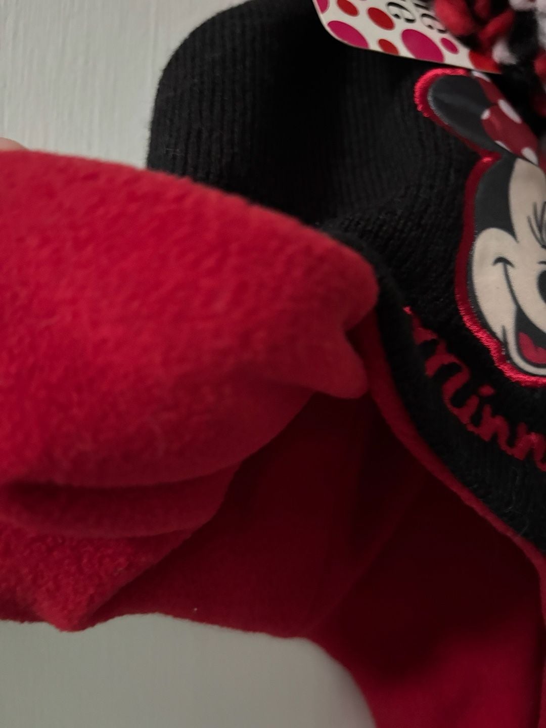 Disney Minnie Mouse Pom Pom Beanie Hat 3