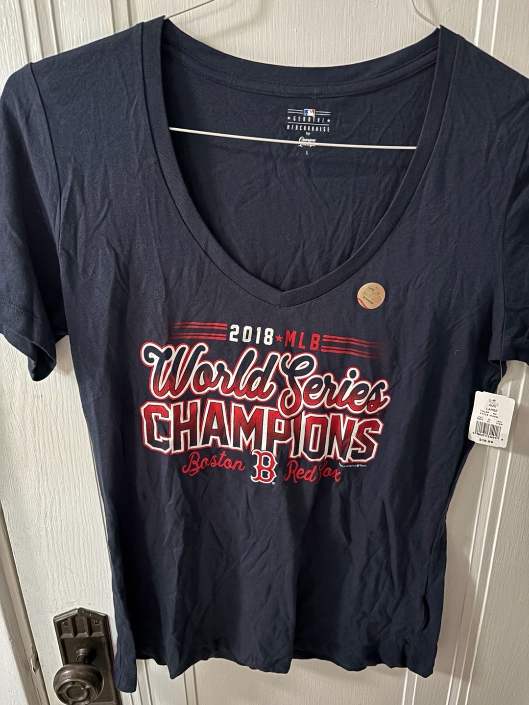 Campus Lifestyle Boston Red Sox 2018 World Series Champions T-Shirt Size Large 1