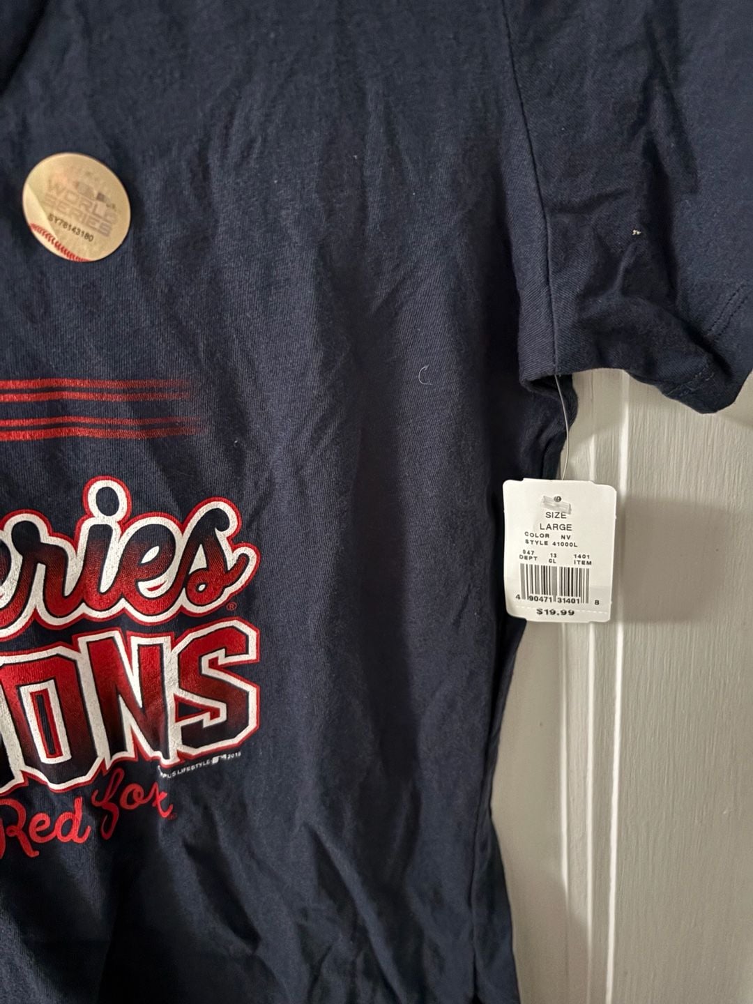 Campus Lifestyle Boston Red Sox 2018 World Series Champions T-Shirt Size Large 2