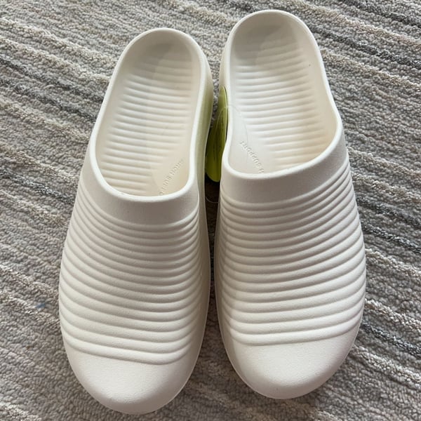 Ryka Arch Support Clog Slides White Size 12-12.5