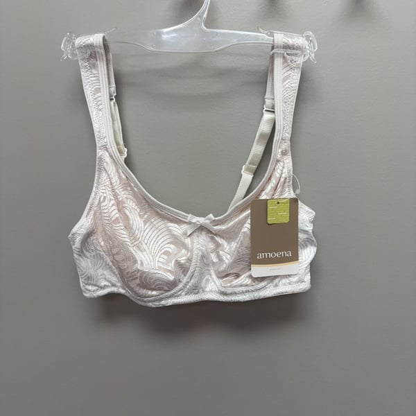 Amoena Everyday Lace Mastectomy Bra White size 34B
