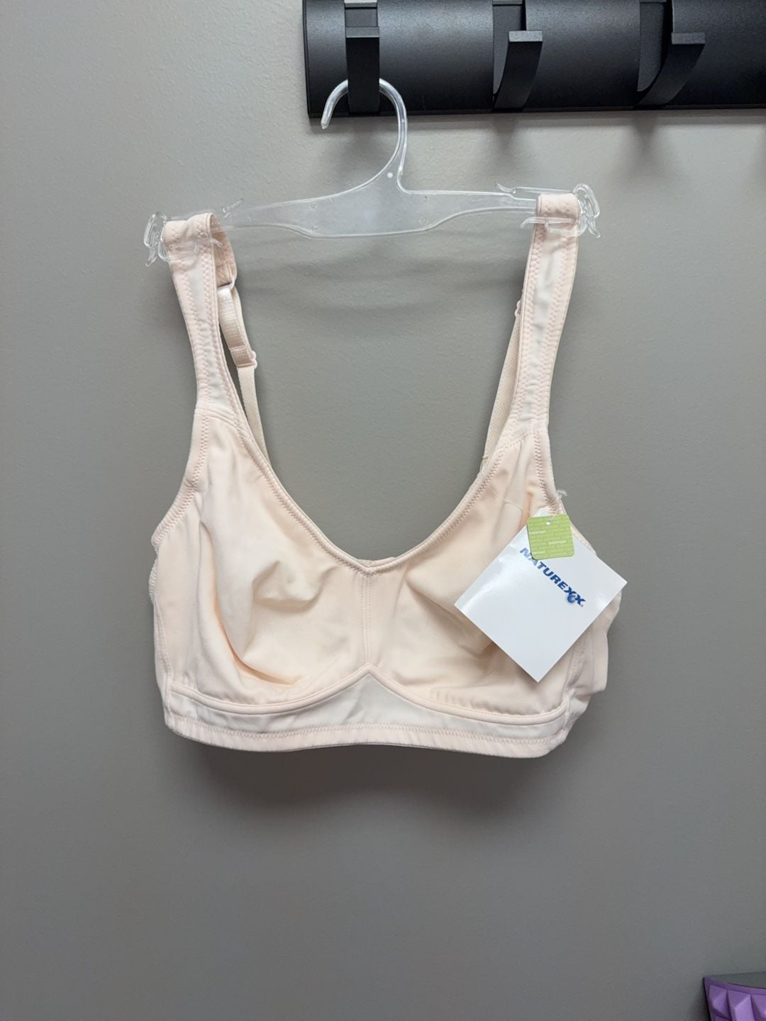 Naturexx Everyday Comfort Wire-Free Bra Beige size 36C 1