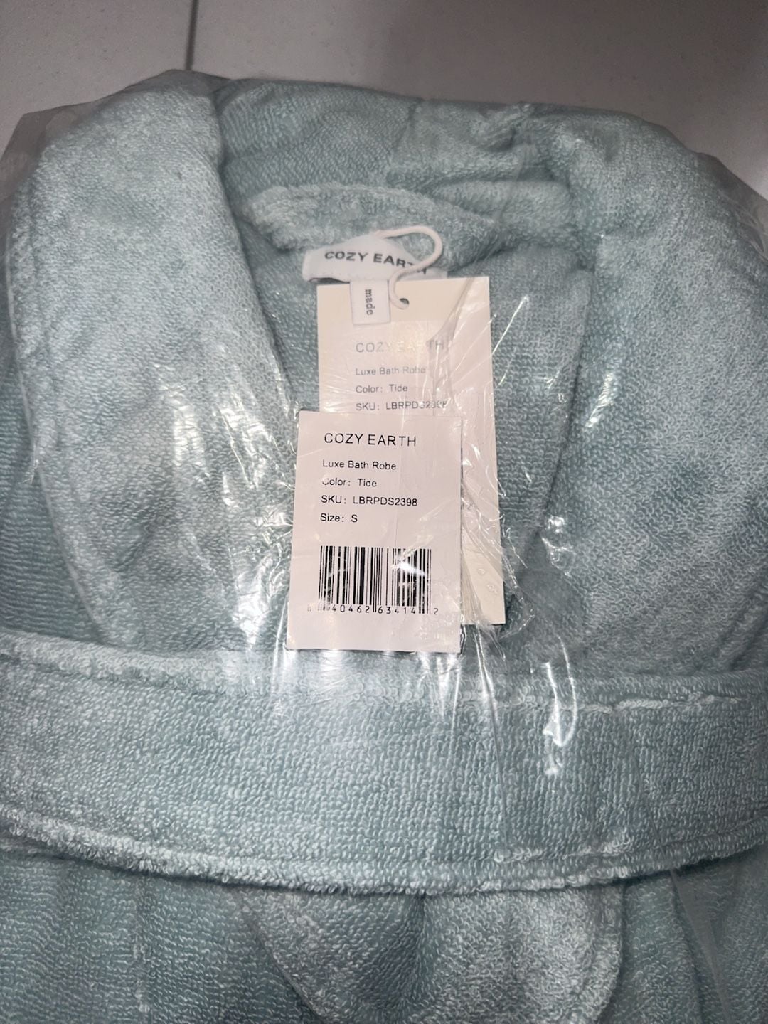 Cozy Earth Luxe Bath Robe Tide Size S 4