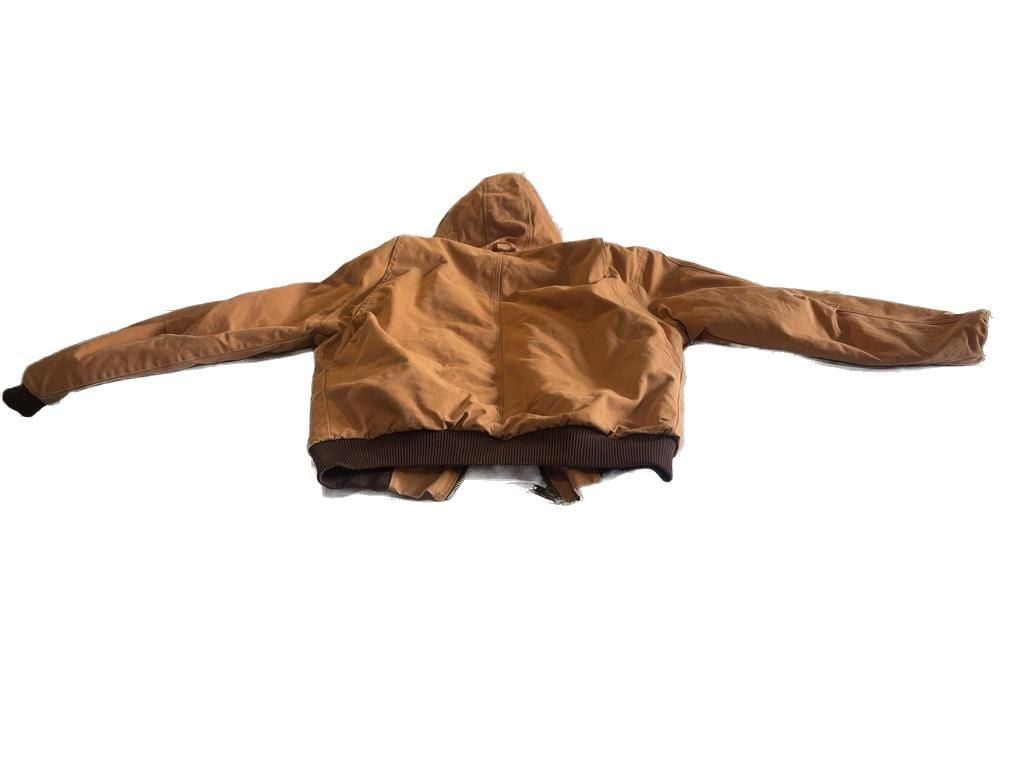 Berne HJ51BD Hooded Duck Jacket Brown Size Medium 9
