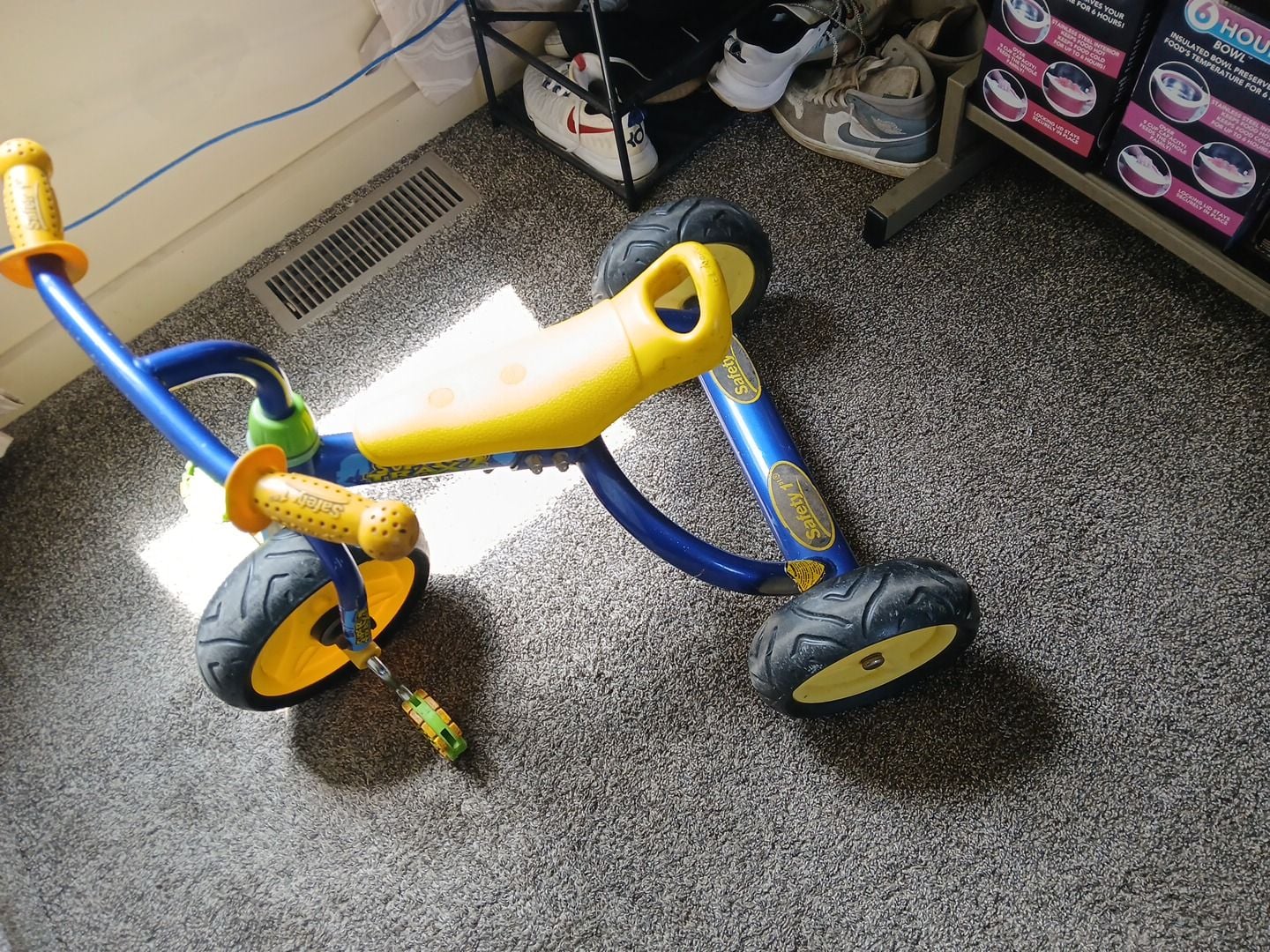 Safety 1st Toddler Tricycle Blue and Yellow 1