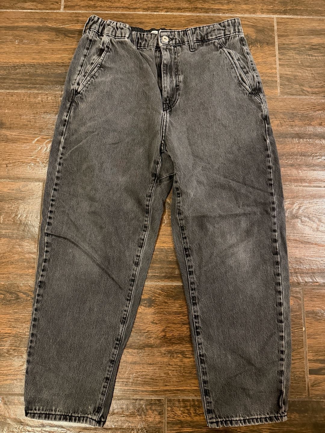 Zara dnwr. EST1975 Elastic Waist Tapered Jeans Size 31 1