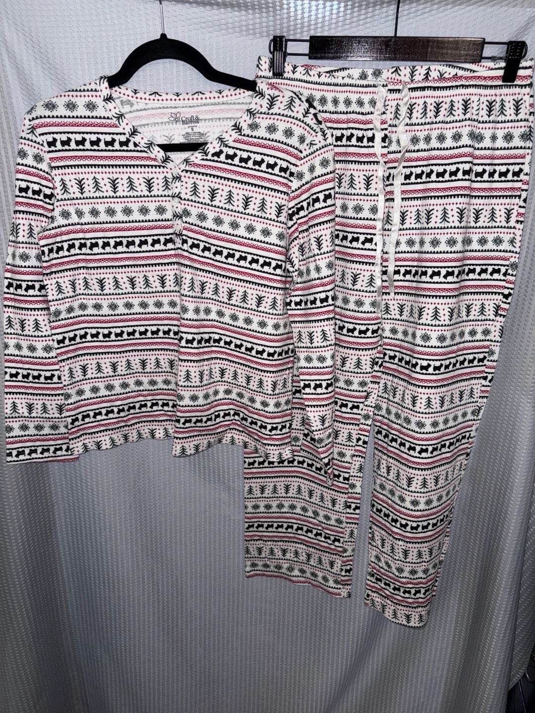 Croft & Barrow Intimates Women's Size S Holiday Pajama Set 1
