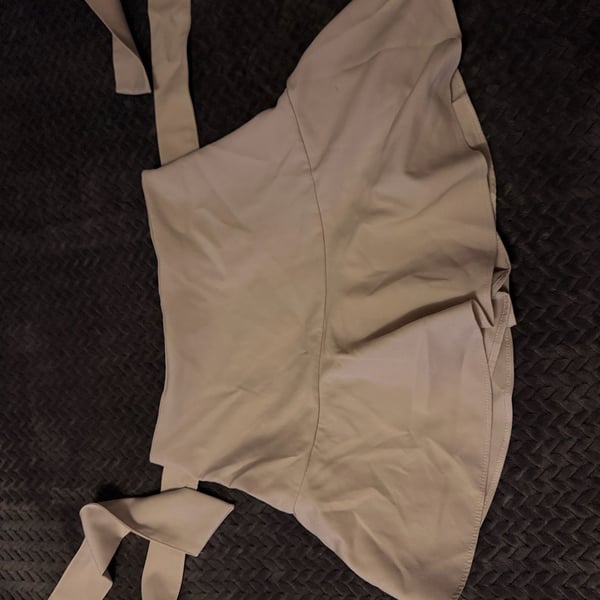 Zara Skort Size S Beige Wrap Tie Front