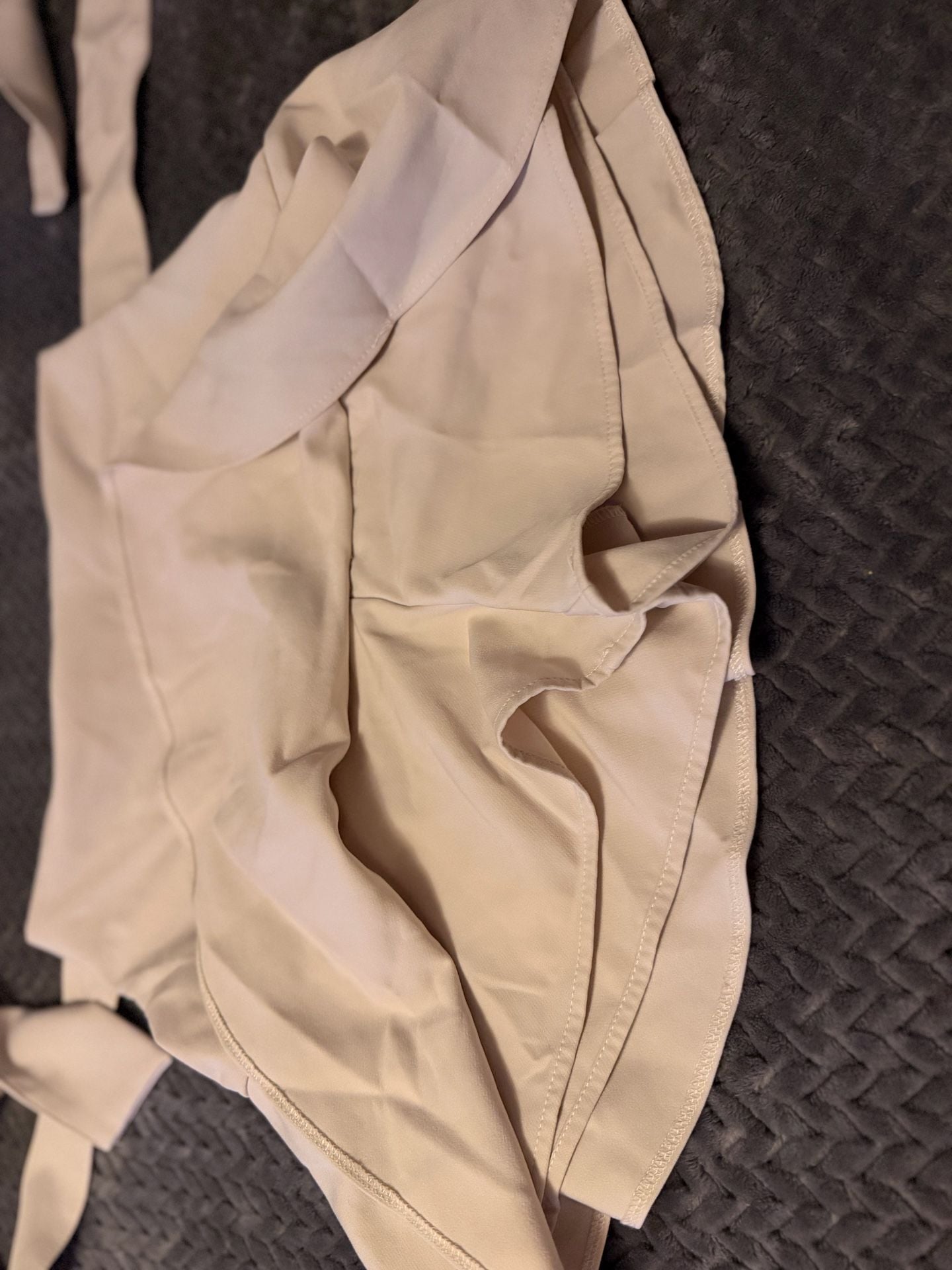 Zara Skort Size S Beige Wrap Tie Front 2