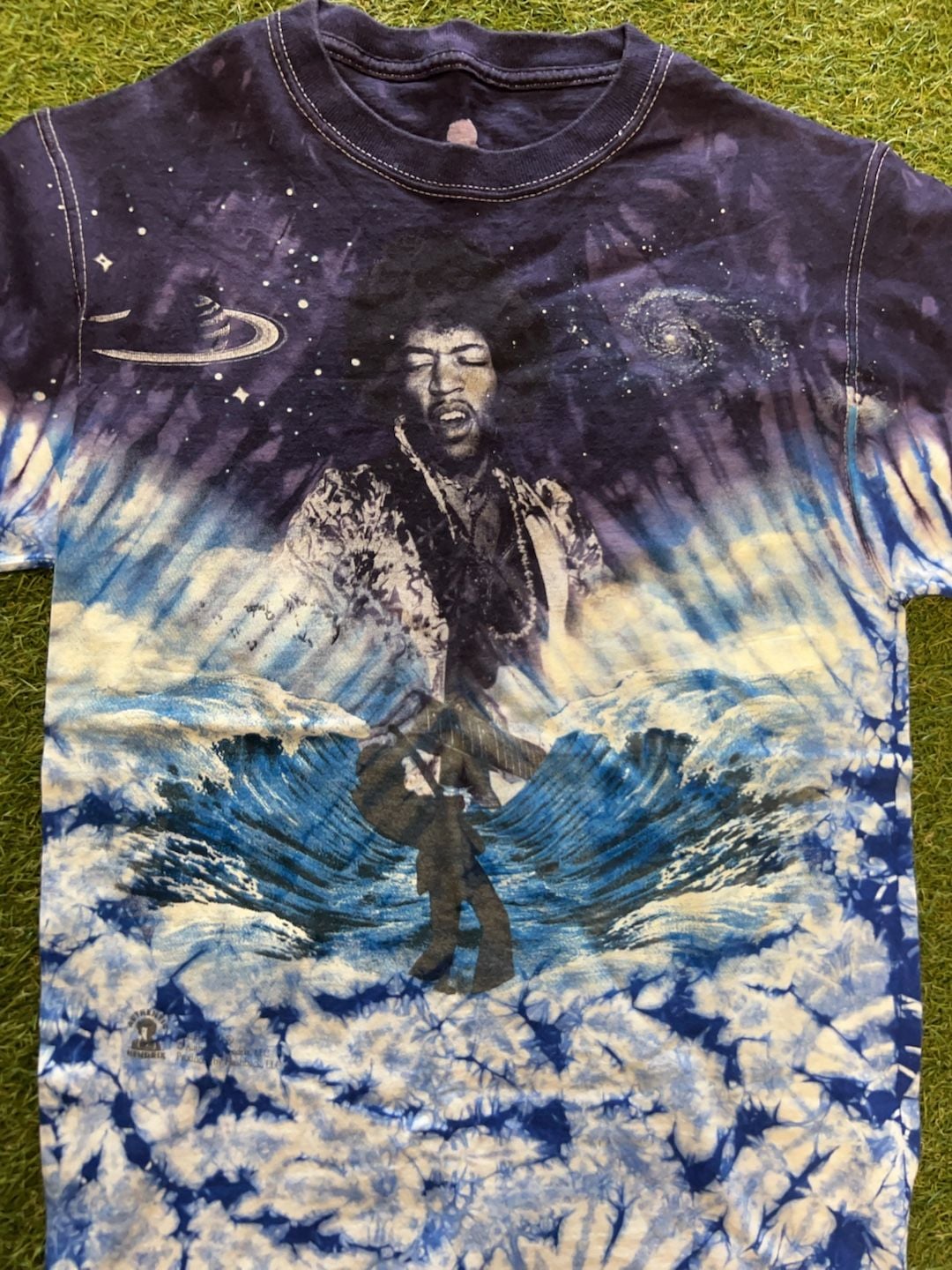 The Mountain Jimi Hendrix Cosmic Wave Graphic T-Shirt 3