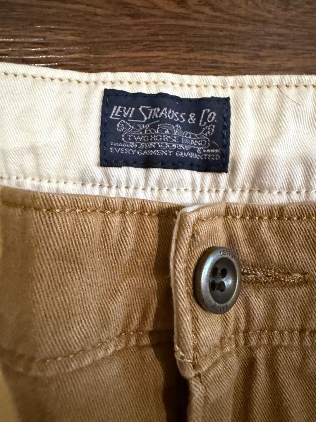 Levi Strauss & Co. Men's Tan Jogger Pants 3