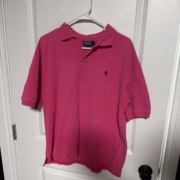 Vintage Polo by Ralph Lauren Pink Short Sleeve Polo Shirt
