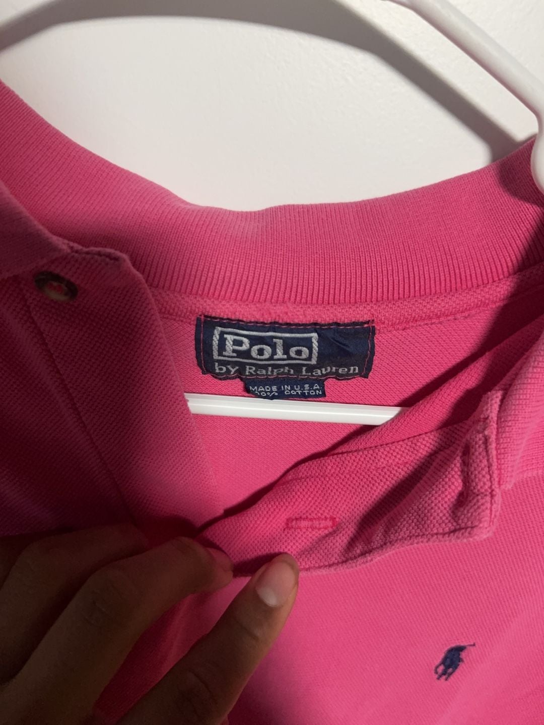 Vintage Polo by Ralph Lauren Pink Short Sleeve Polo Shirt 3