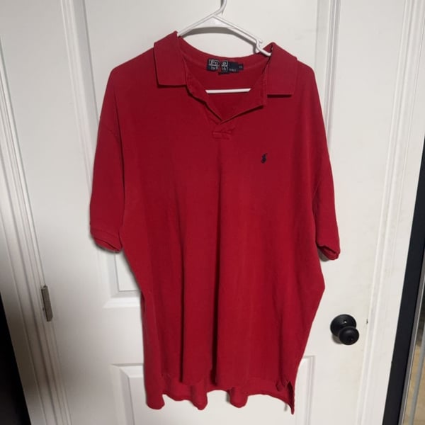 Polo by Ralph Lauren Red Short Sleeve Polo Shirt XXL