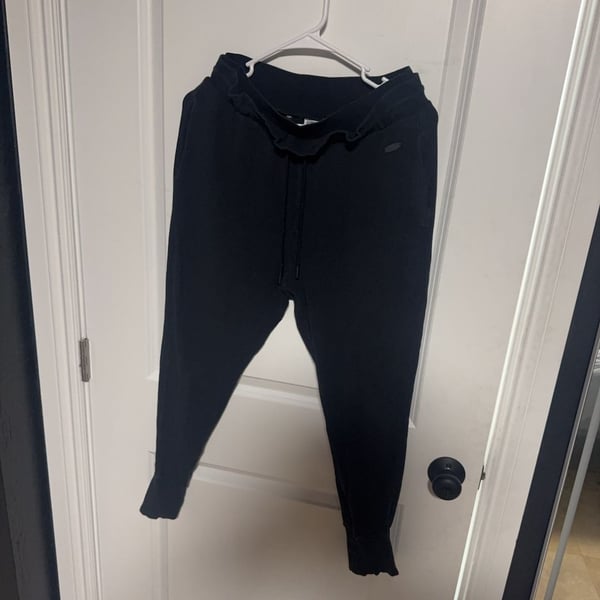 Gymshark Black Ribbed Joggers Size M