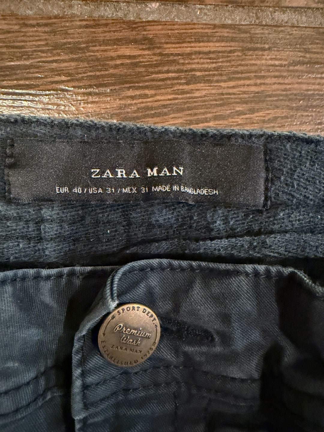 Zara Man Break Premium Wash Pants Size 31 4