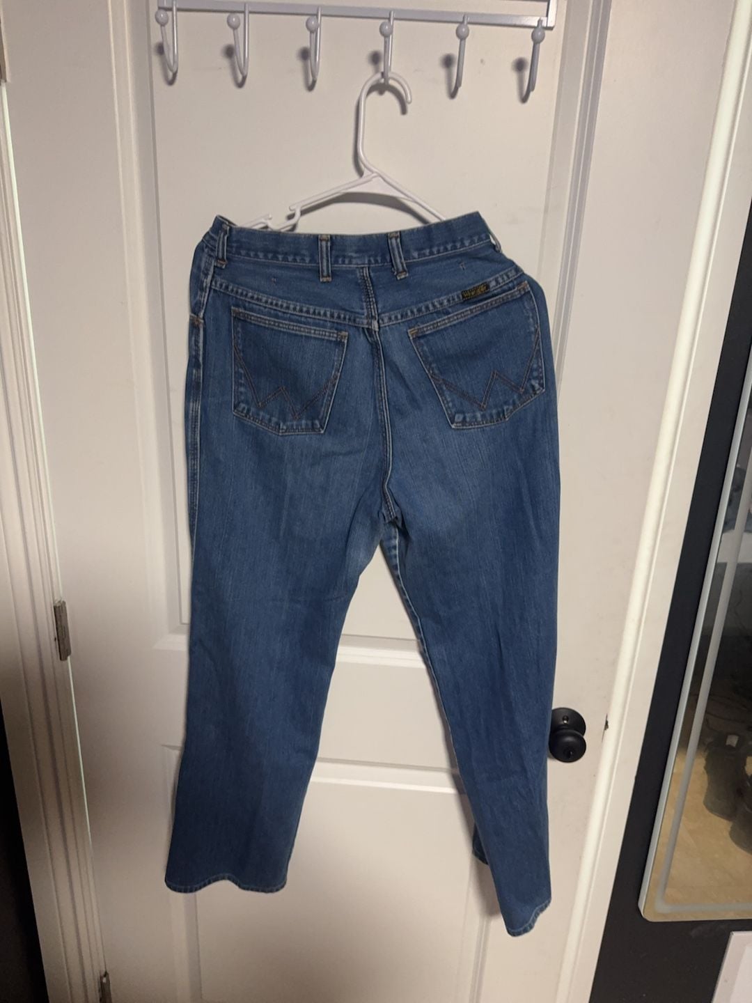 Vintage Lee Jeans High Waisted Size 12L W26 x L34 Blue Denim MADE IN USA 4