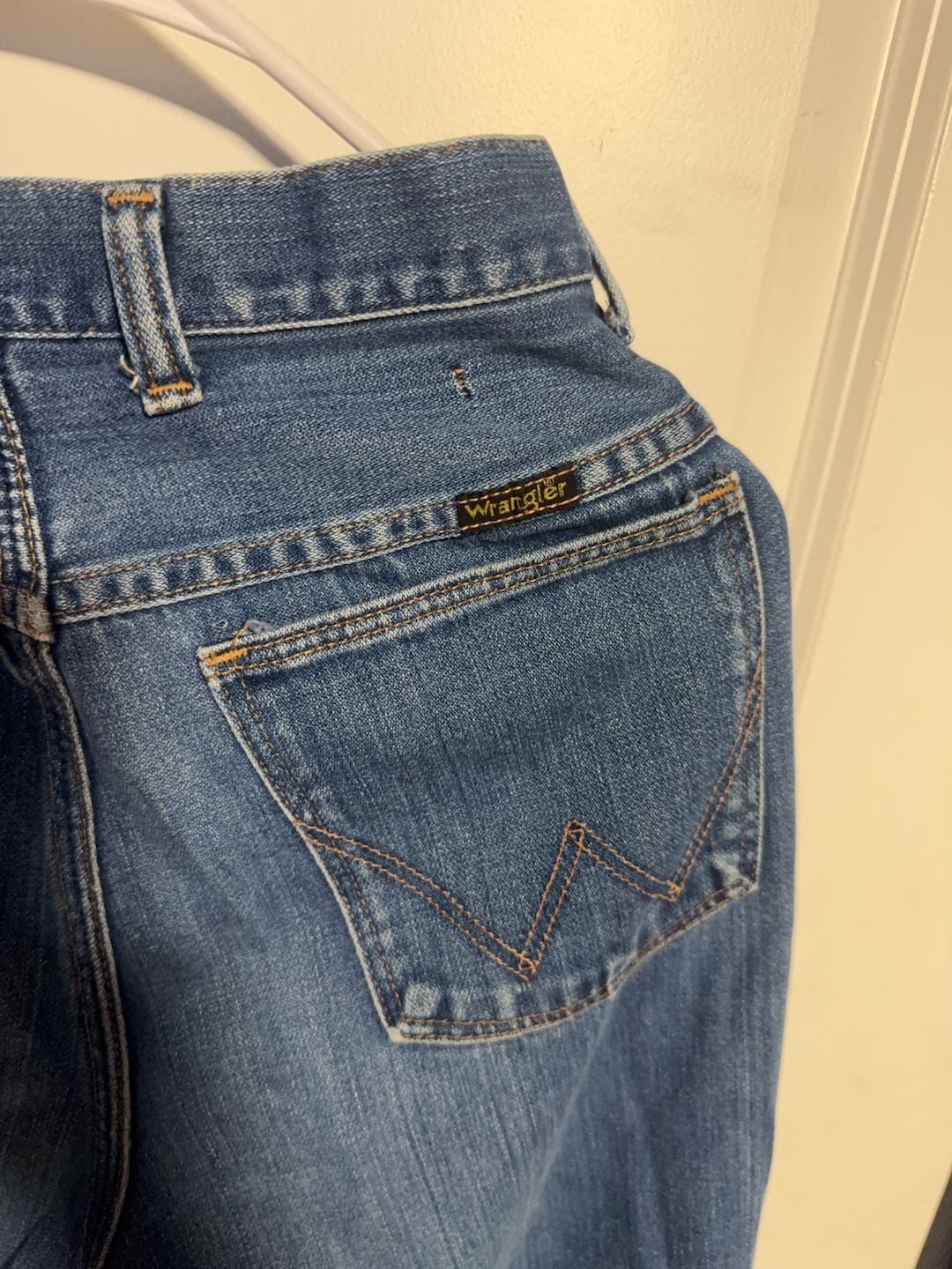 Vintage Lee Jeans High Waisted Size 12L W26 x L34 Blue Denim MADE IN USA 5