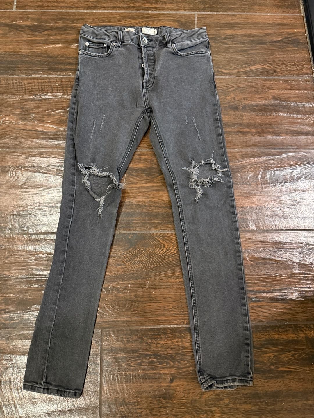 Topman Stretch Skinny Jeans Size 30S 2