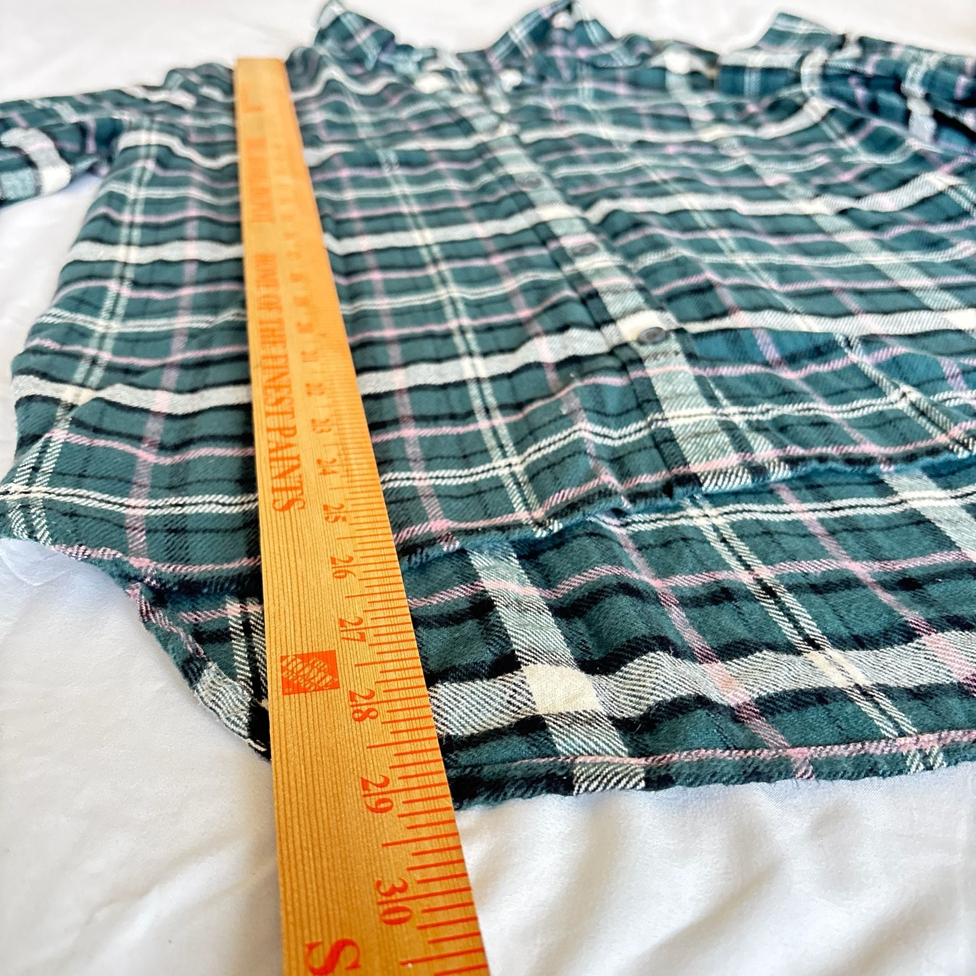 Madewell Plaid Flannel Shirt Size M 8
