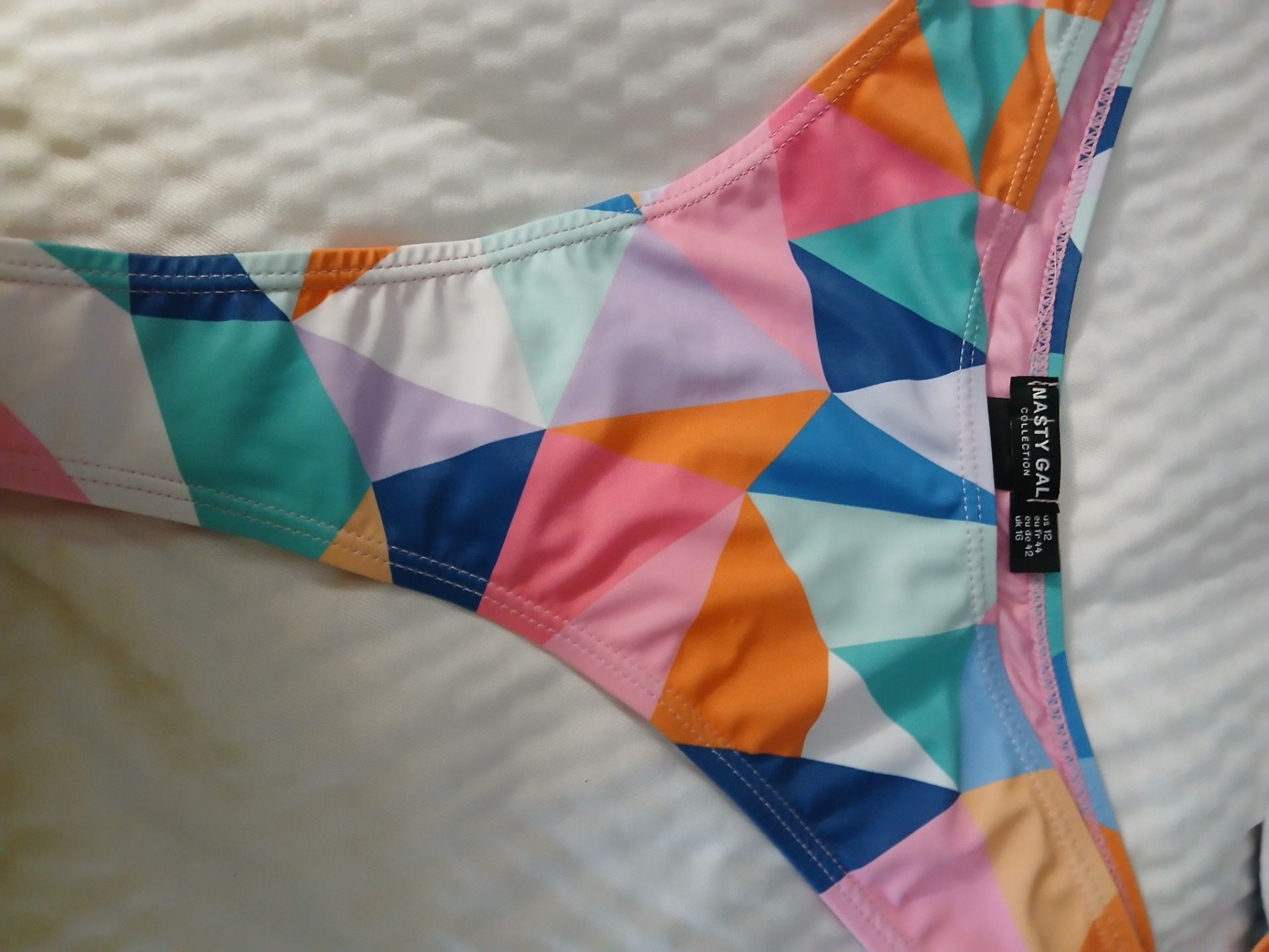 Nasty Gal Geometric Print Bikini Set Size 12 3