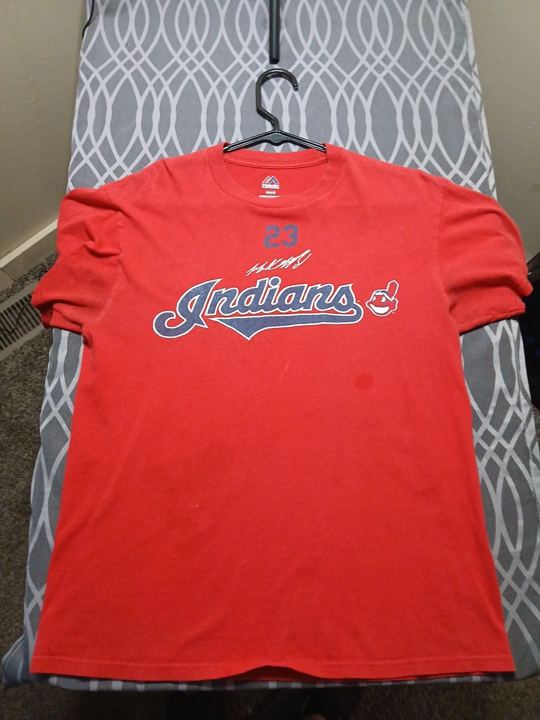 Majestic Cleveland Indians MLB T-Shirt Size M 2