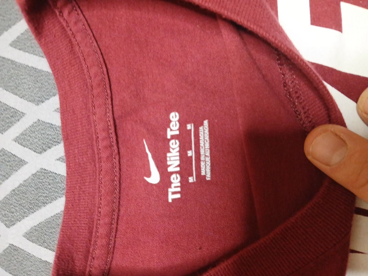 Nike The Nike Tee Long Sleeve Shirt Red Size M 2