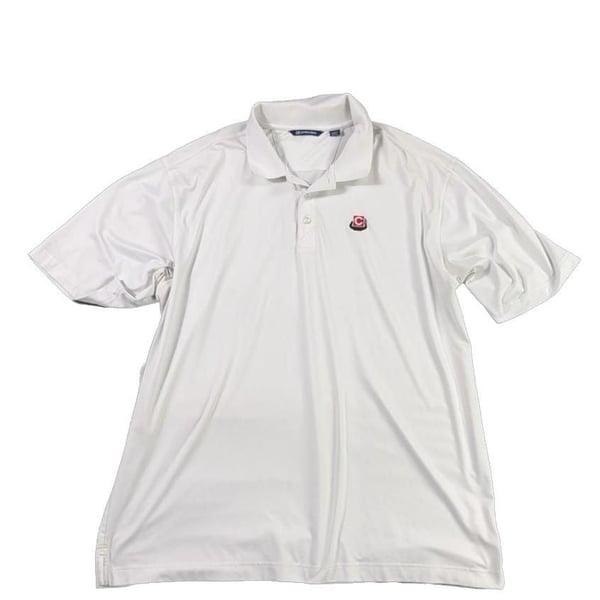 Cutter & Buck White Performance Polo Shirt