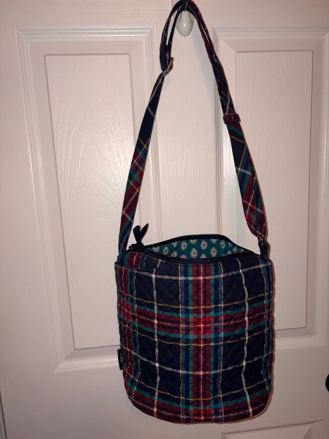 Vera Bradley Quilted Plaid Crossbody Bag 2