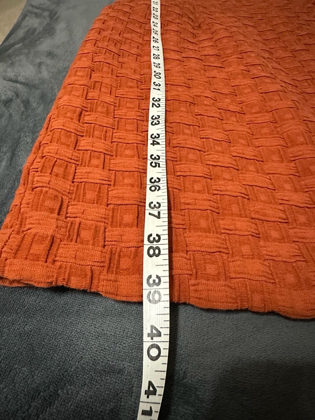 Tabitha Size 2 Rust Orange Textured Sleeveless Sheath Dress 5
