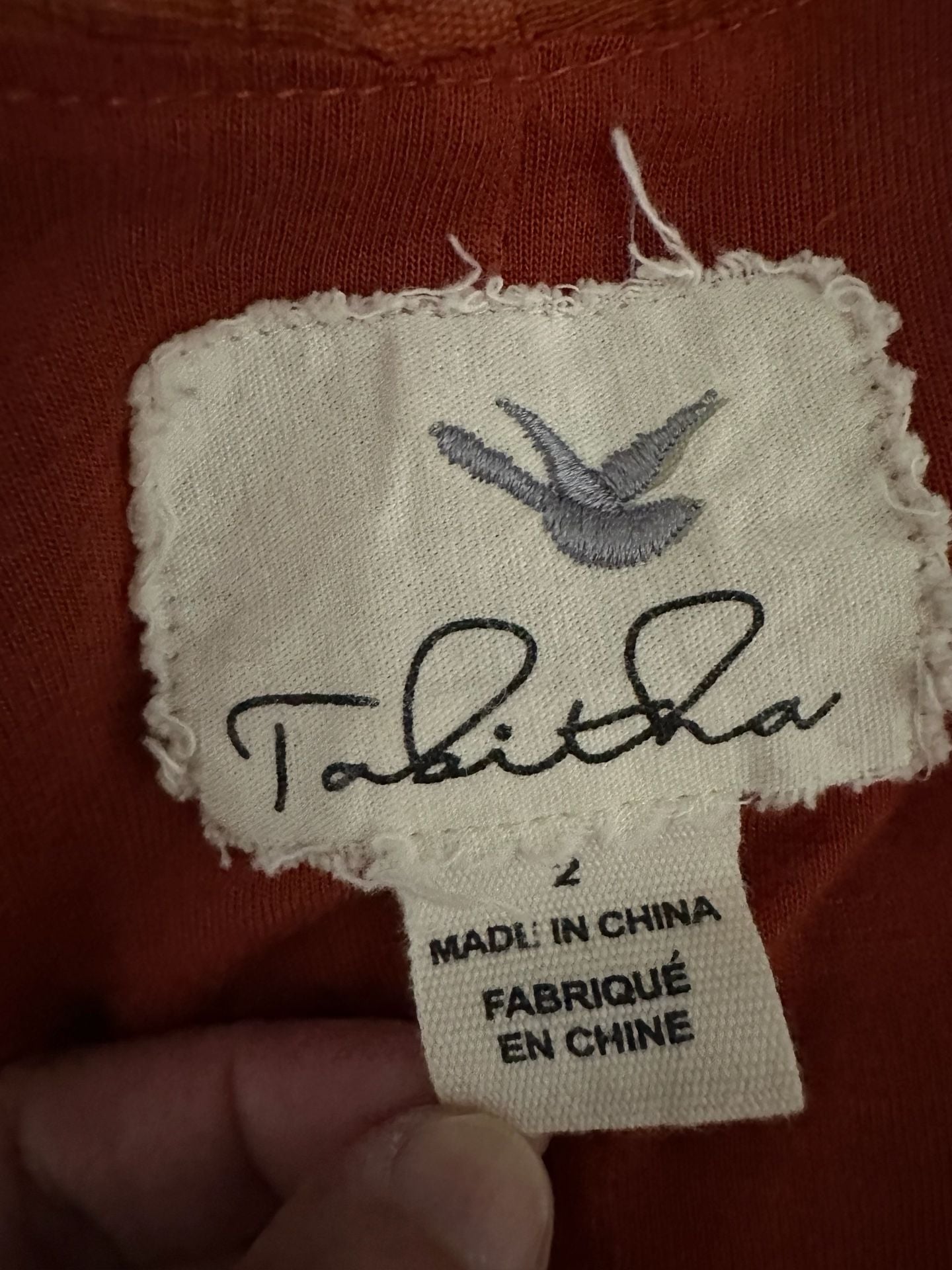 Tabitha Size 2 Rust Orange Textured Sleeveless Sheath Dress 6
