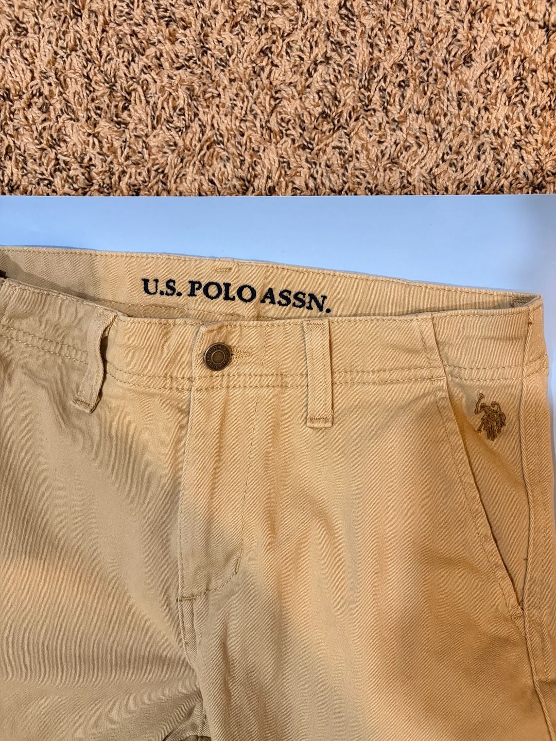 U.S. Polo Assn. Activate Stretch Cargo Pants Khaki 28x30 4