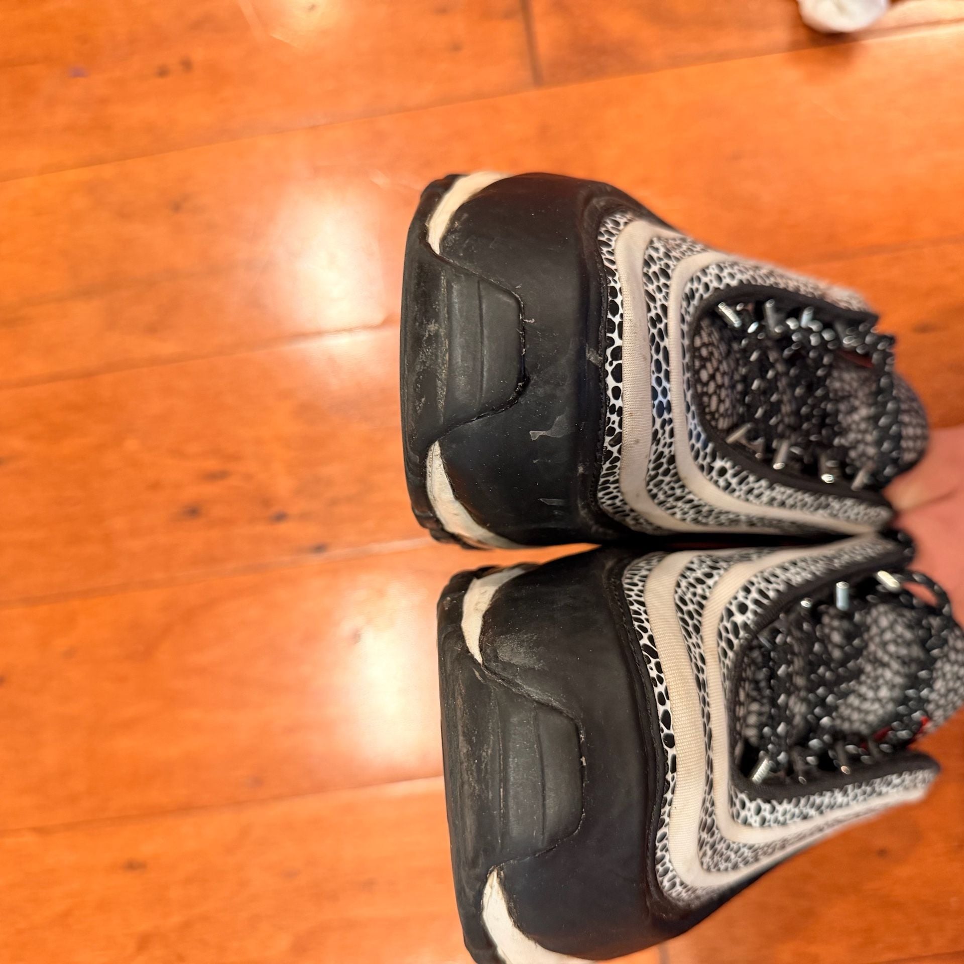 Woman’s Nike Air Max 97 Safari Black White Sneakers 9