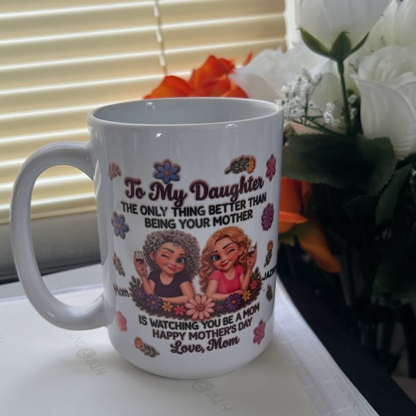 Custom Mother's Day Ceramic Coffee Mug Gift Set