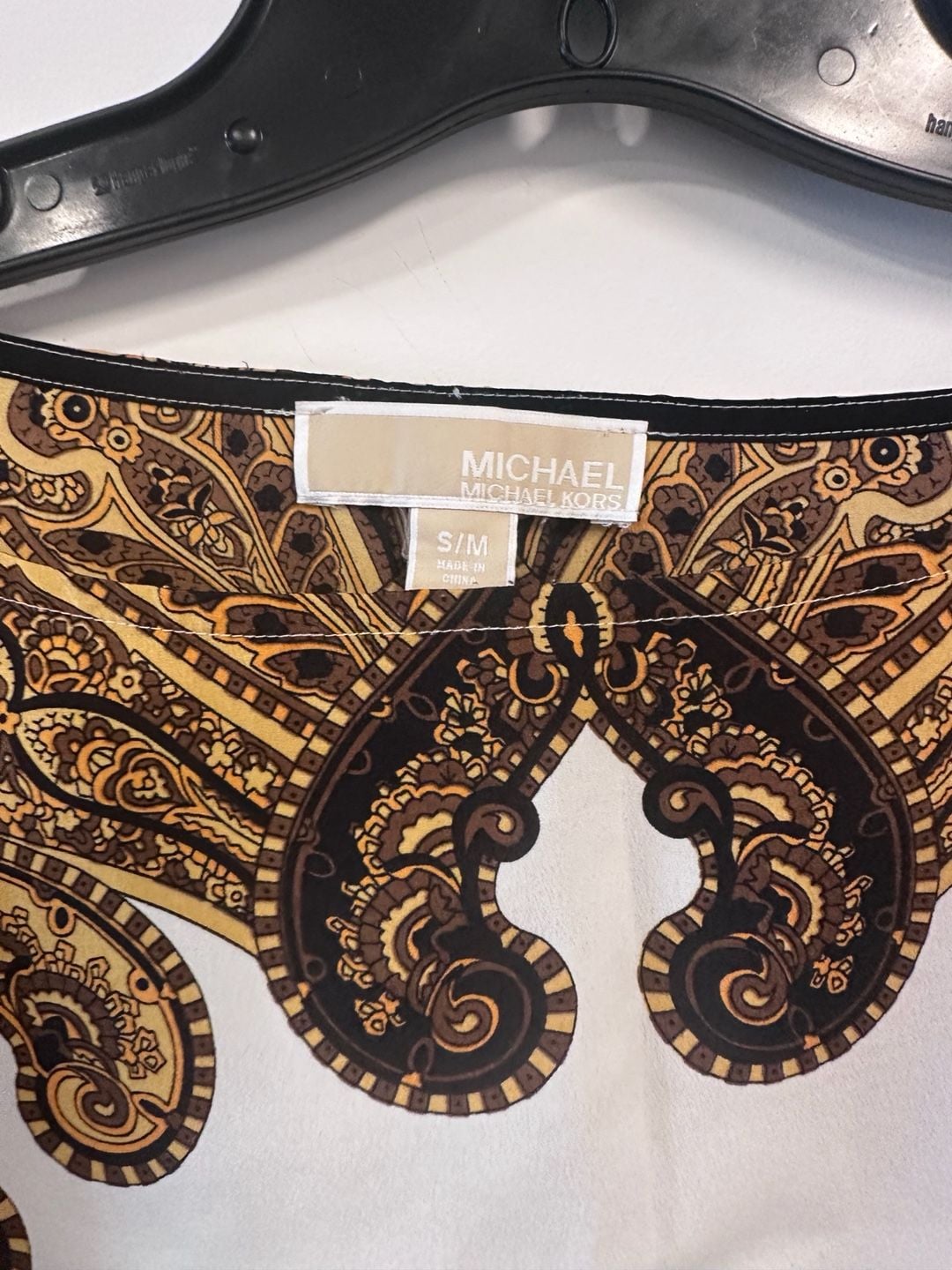 Michael Michael Kors Paisley Print Kaftan Cover-Up Size S/M 3